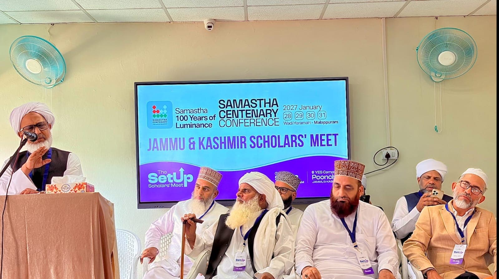 Samastha Centenary National Tour Begins in Kashmir